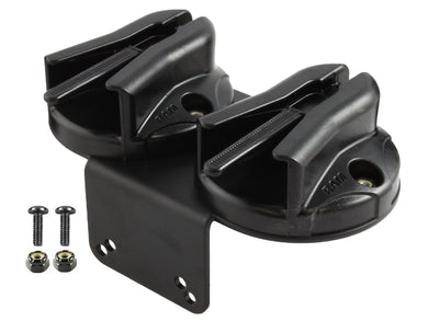 RAM-VC-MC2 - RAM Tough-Box Console Double Microphone Clip Base with 90 Degree Mounting Bracket