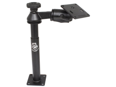 RAM-VP-SW2-89-2461 - RAM Single Swing Arm with 8  Male Tele-Pole, 9  Female Tele-Pole  3.625  Square Base (75mm x 75mm VESA)