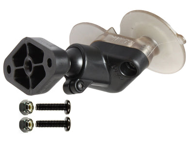 RAP-SB-182U - RAM DBL. SUCTION CUP W/SNAP LINK MOUNT