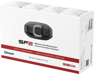 Sena SF2 Dual Pack Motorcycle Bluetooth Headset SF2-03D No FM