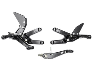 Bonamici Racing Rearsets Compatible With Triumph Daytona With Quickshifter (2013-2017) - Race Version