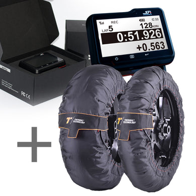 SpeedAngle Apex Lap Timer + Thermal Technology Performance Series Tyre Warmers Bundle