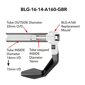 GBRacing Brake Lever Guard with 16mm Bar End and 14mm Insert