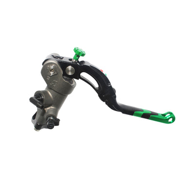 Accossato Brake Master Cylinder CNC PRS 19x17-18-19 with green Revolution lever