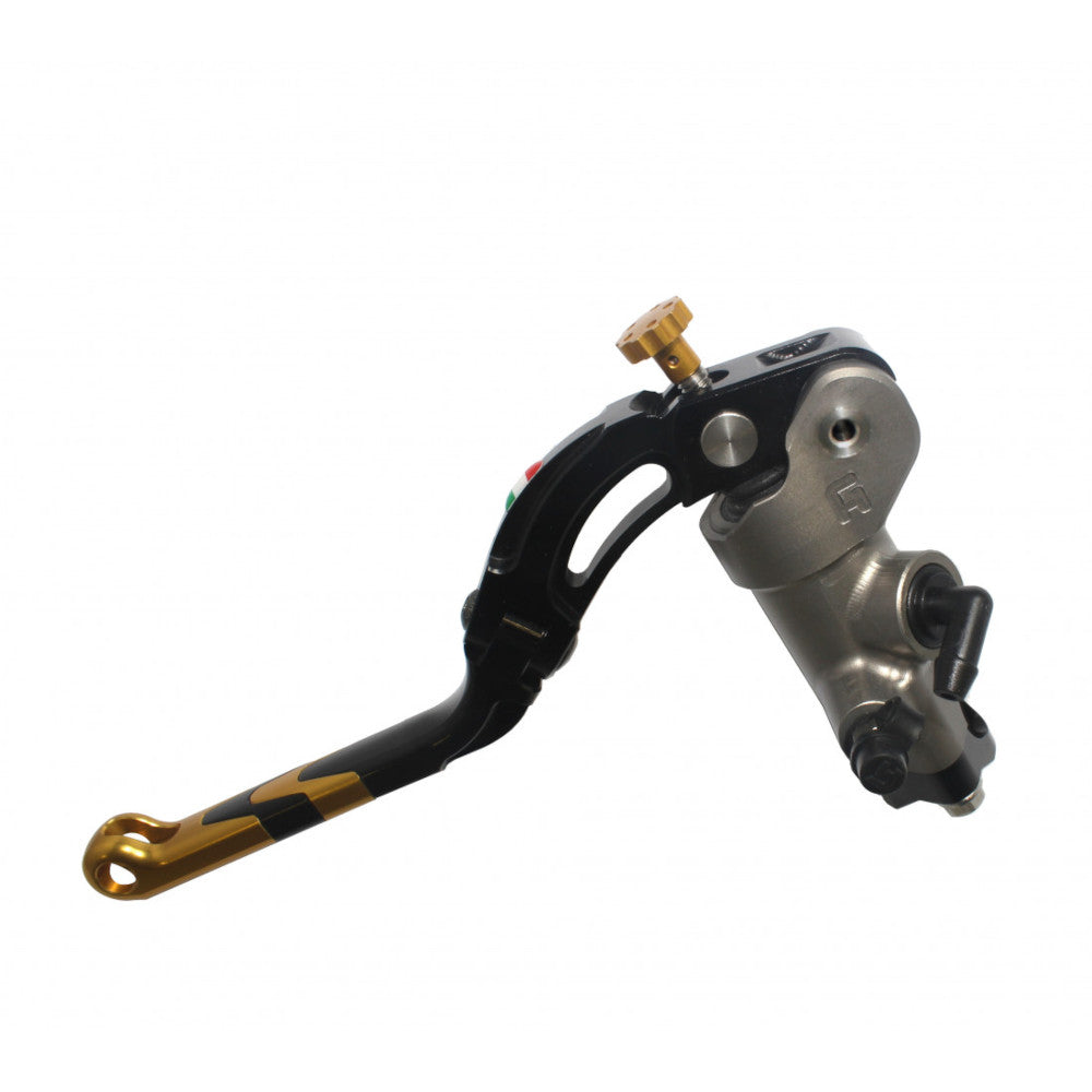 Accossato Clutch Master Cylinder CNC 16x18 with gold Revolution lever