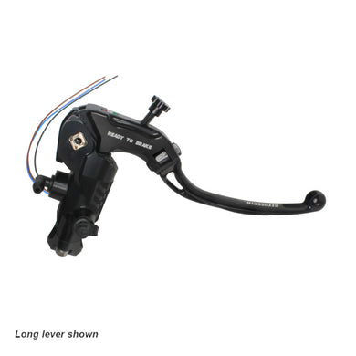 Accossato Brake Master Cylinder Ready-to-Brake CNC PRS 16x17-18-19 short black folding lever