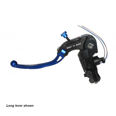 Accossato Clutch Master Cylinder Ready-to-Brake PRS 16x15-16-17 short blue folding lever