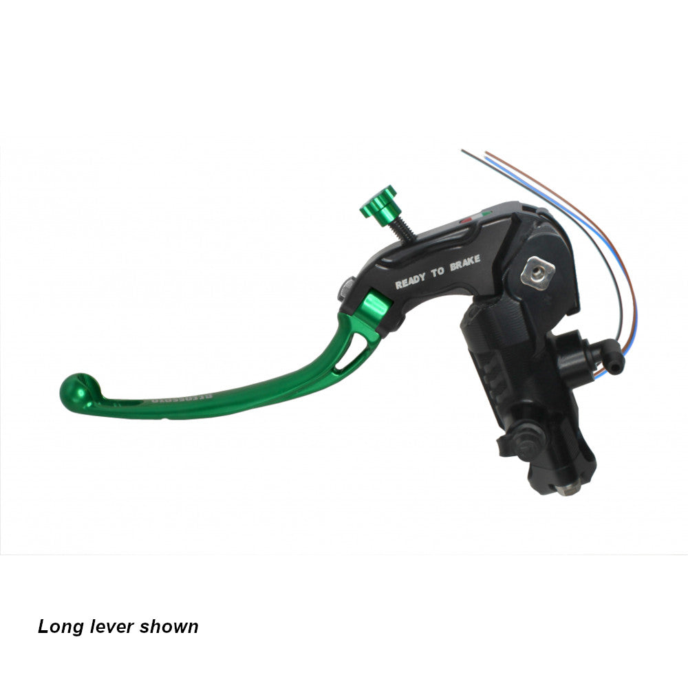 Accossato Clutch Master Cylinder Ready-to-Brake PRS 16x15-16-17 short green folding lever