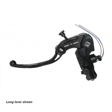 Accossato Clutch Master Cylinder Ready-to-Brake PRS 16x15-16-17 short black folding lever