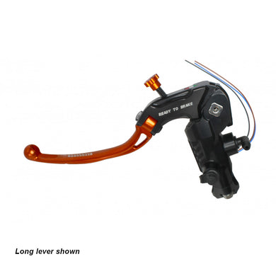 Accossato Clutch Master Cylinder Ready-to-Brake PRS 16x15-16-17 short orange folding lever