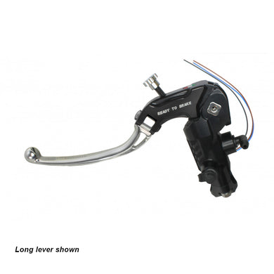 Accossato Clutch Master Cylinder Ready-to-Brake PRS 16x15-16-17 short silver folding lever