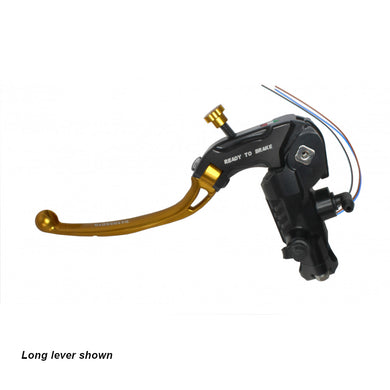 Accossato Clutch Master Cylinder Ready-to-Brake PRS 16x15-16-17 short gold folding lever