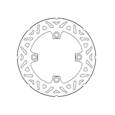 Accossato Fixed Rear Brake Disc 220mm for Honda and Triumph