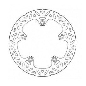 Accossato Fixed Rear Brake Disc 265mm for BMW and Husqvarna