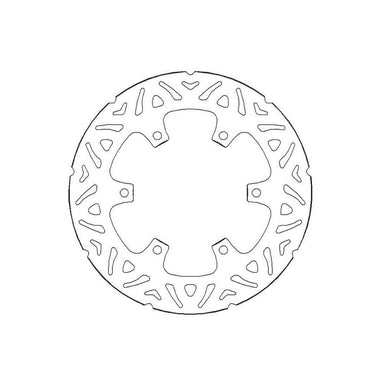 Accossato Fixed Rear Brake Disc 245mm for Ducati and Yamaha