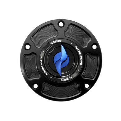 Accossato Fuel Cap Quick Action for Aprilia RSV RSV4 Tuono blue