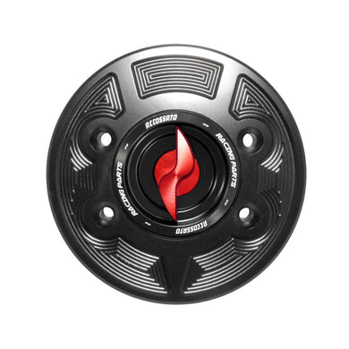 Accossato Fuel Cap Quick Action for BMW S1000RR S1000R F800R red