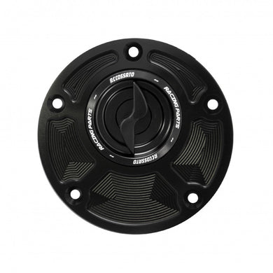 Accossato Fuel Cap Quick Action for Ducati 848 1098 1198 ST SS Monster black