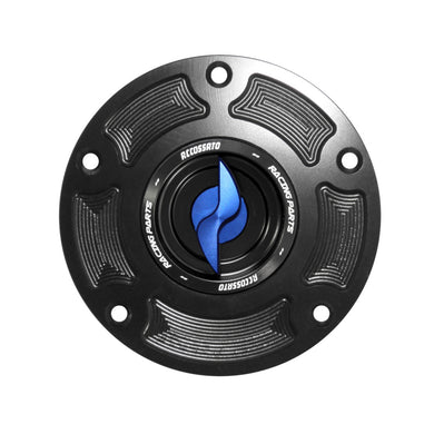 Accossato Fuel Cap Quick Action for Ducati Panigale Monster Scrambler blue