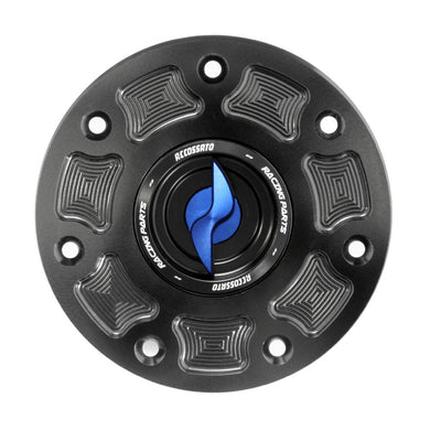 Accossato Fuel Cap Quick Action for Kawasaki ZXR400 ZX-7R ZRX1200 ZZR1100 blue