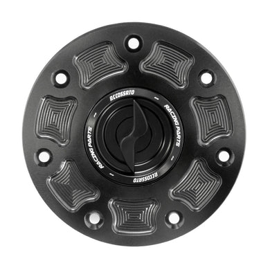 Accossato Fuel Cap Quick Action for Kawasaki ZXR400 ZX-7R ZRX1200 ZZR1100 black