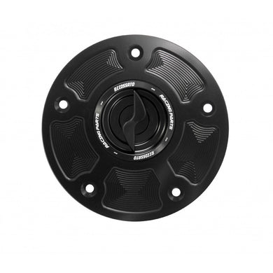 Accossato Fuel Cap Quick Action for Kawasaki ZRX1200 Z1000 ZZR1200 ZX-6R ZX-10R black