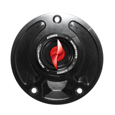 Accossato Fuel Cap Quick Action for Kawasaki ZX-10R ZX-6R Z1000 Ninja 1000 650 red