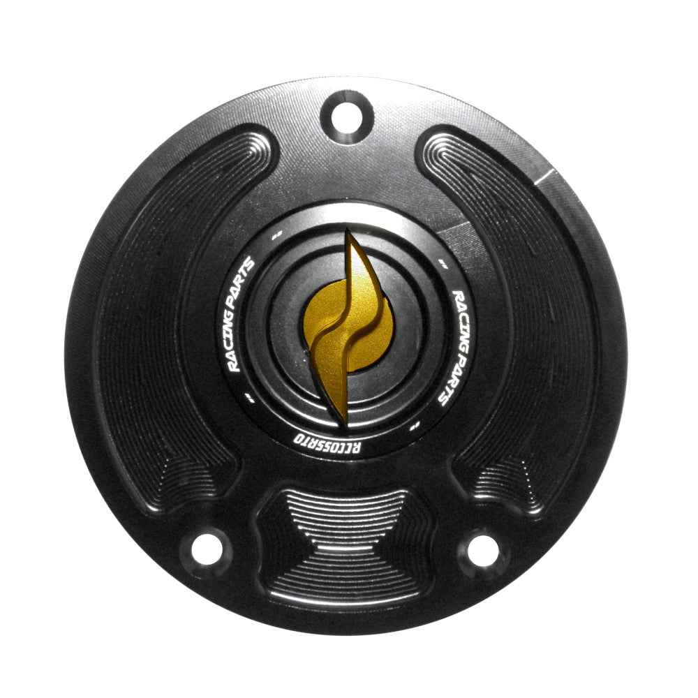 Accossato Fuel Cap Quick Action for Kawasaki ZX-10R ZX-6R Z1000 Ninja 1000 650 gold