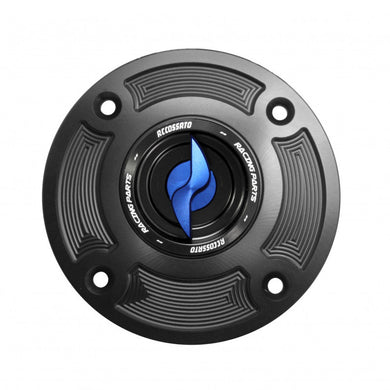 Accossato Fuel Cap Quick Action for Suzuki V-Strom Hayabusa GSX-R TL1000 blue
