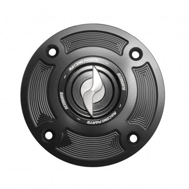 Accossato Fuel Cap Quick Action for Suzuki V-Strom Hayabusa GSX-R TL1000 silver