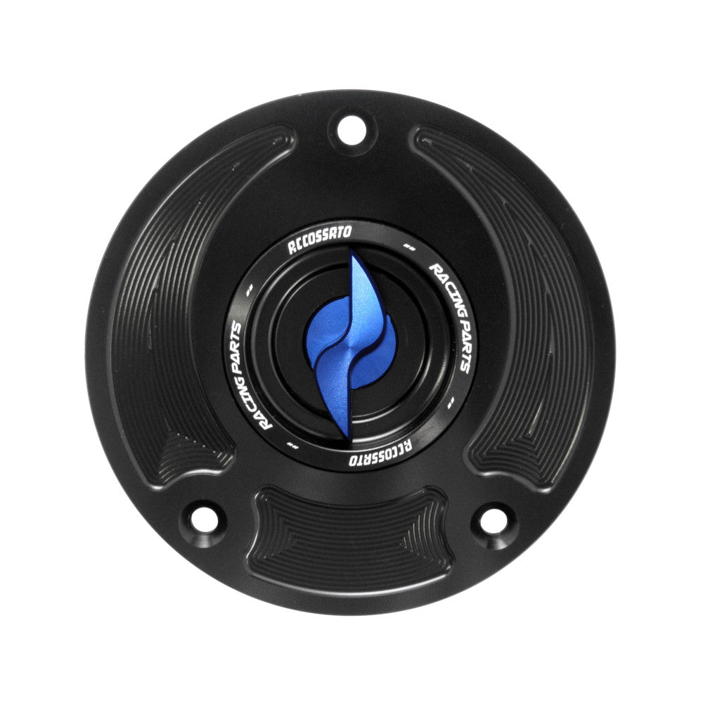 Accossato Fuel Cap Quick Action for Suzuki GSX-R1000 GSX-R600 Hayabusa SV blue