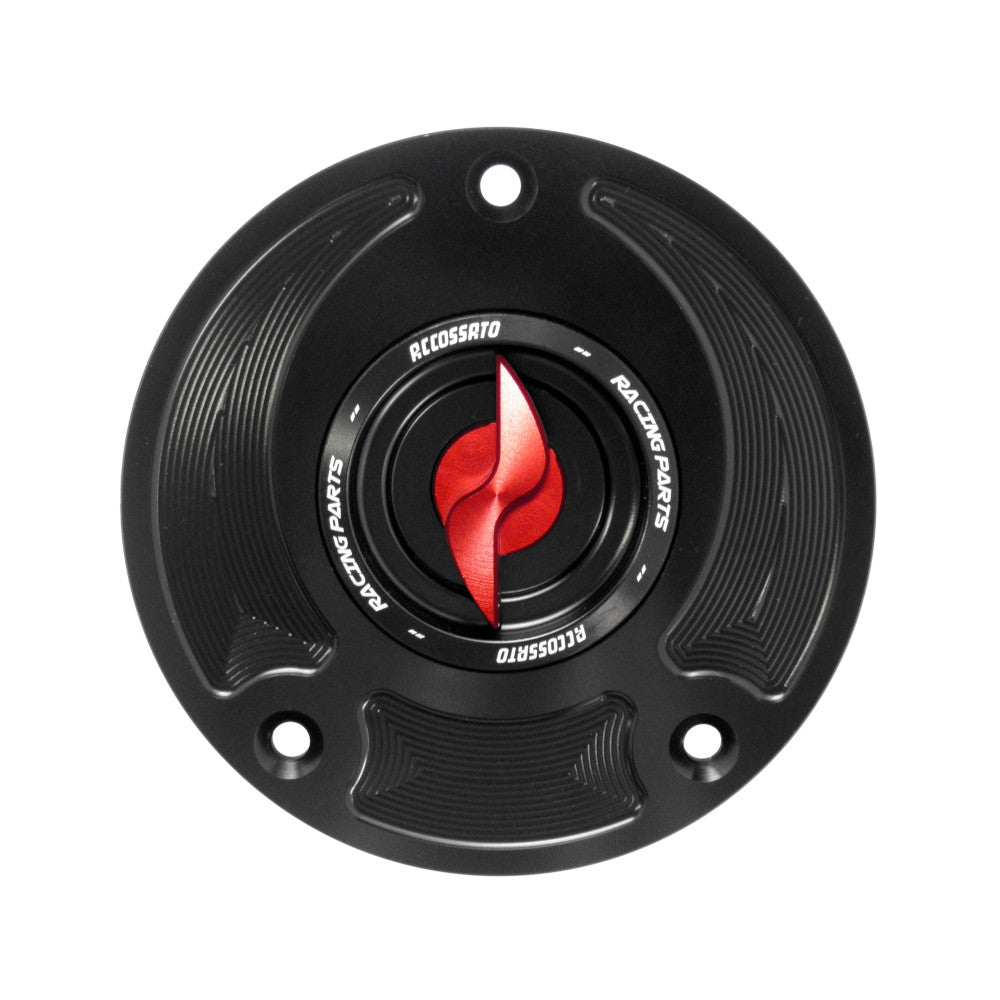 Accossato Fuel Cap Quick Action for Suzuki GSX-R1000 GSX-R600 Hayabusa SV red