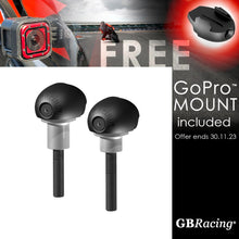 Load image into Gallery viewer, GBRacing Bullet Frame Sliders (Race) for Suzuki GSX-R 1000 2005 - 2008 with FREE GoPro™ Camera Mount