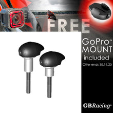 Load image into Gallery viewer, GBRacing Bullet Frame Sliders (Race) for Suzuki GSX-R 1000 with FREE GoPro™ Camera Mount