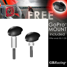 Load image into Gallery viewer, GBRacing Bullet Frame Sliders (Race) for Suzuki GSX-R 600 / 750 2006 – 2010 with FREE GoPro™ Camera Mount