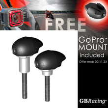 Load image into Gallery viewer, GBRacing Bullet Frame Sliders (Race) for BMW S1000RR HP4 with FREE GoPro™ Camera Mount