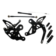 Load image into Gallery viewer, Accossato Adjustable Rearsets for Yamaha MT-09 XSR900 black