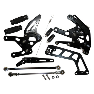 Accossato Adjustable Rearsets for Yamaha MT-10 2016 - 2019
