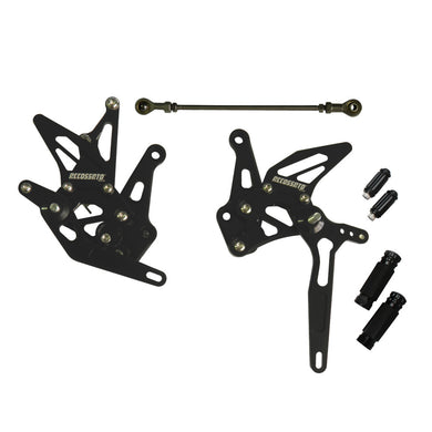 Accossato Adjustable Rearsets for Yamaha YZF-R6 2017 - 2019
