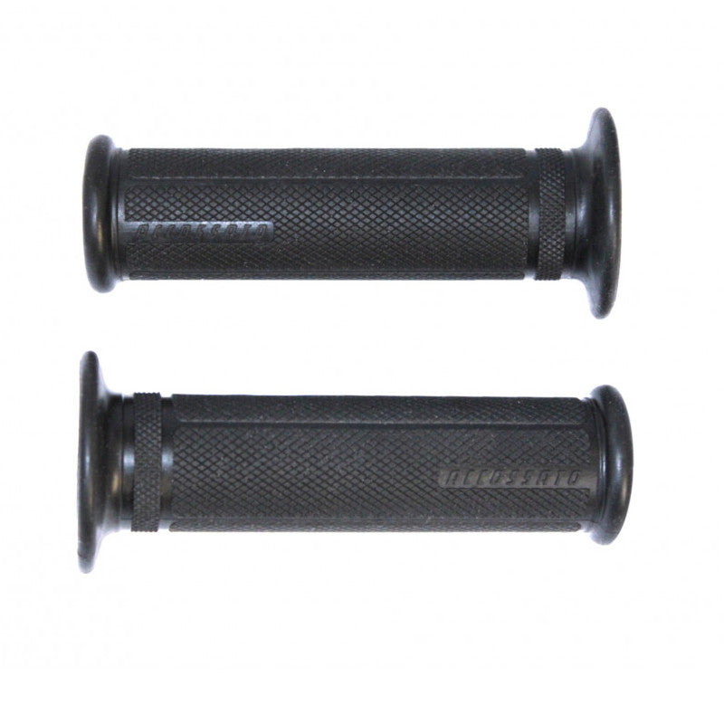 Accossato Pair of Soft Racing Grips black soft