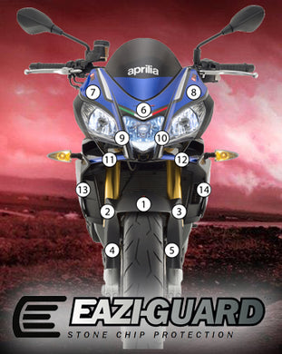 Eazi-Guard Stone Chip Paint Protection Film for Aprilia Tuono V4 2015 - 2017