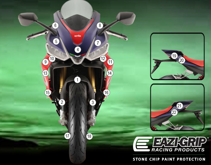 Eazi-Guard Paint Protection Film for Aprilia RS660  gloss