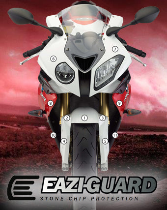 Eazi-Guard Stone Chip Paint Protection Film for BMW S1000RR HP4 2009 - 2014 matte