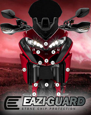 Eazi-Guard Stone Chip Paint Protection Film for Ducati Multistrada 1200 2015 - 2017 matte
