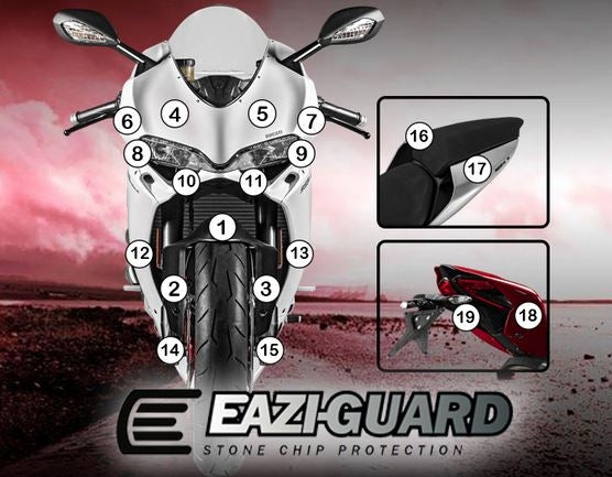 Eazi-Guard Stone Chip Paint Protection Film for Ducati Panigale 959