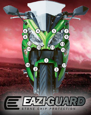 Eazi-Guard Stone Chip Paint Protection Film for Kawasaki Ninja 650 matte
