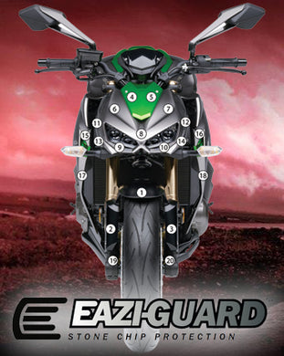 Eazi-Guard Stone Chip Paint Protection Film for Kawasaki Z1000 2014 - 2017