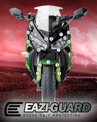Eazi-Guard Paint Protection Film for Kawasaki Ninja 1000 2014 - 2016