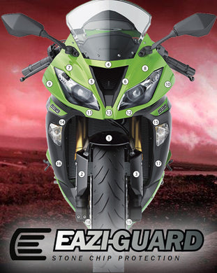 Eazi-Guard Stone Chip Paint Protection Film for Kawasaki Ninja ZX-6R 2013 - 2016