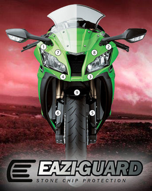Eazi-Guard Stone Chip Paint Protection Film for Kawasaki ZX-10R 2011 - 2015 matte